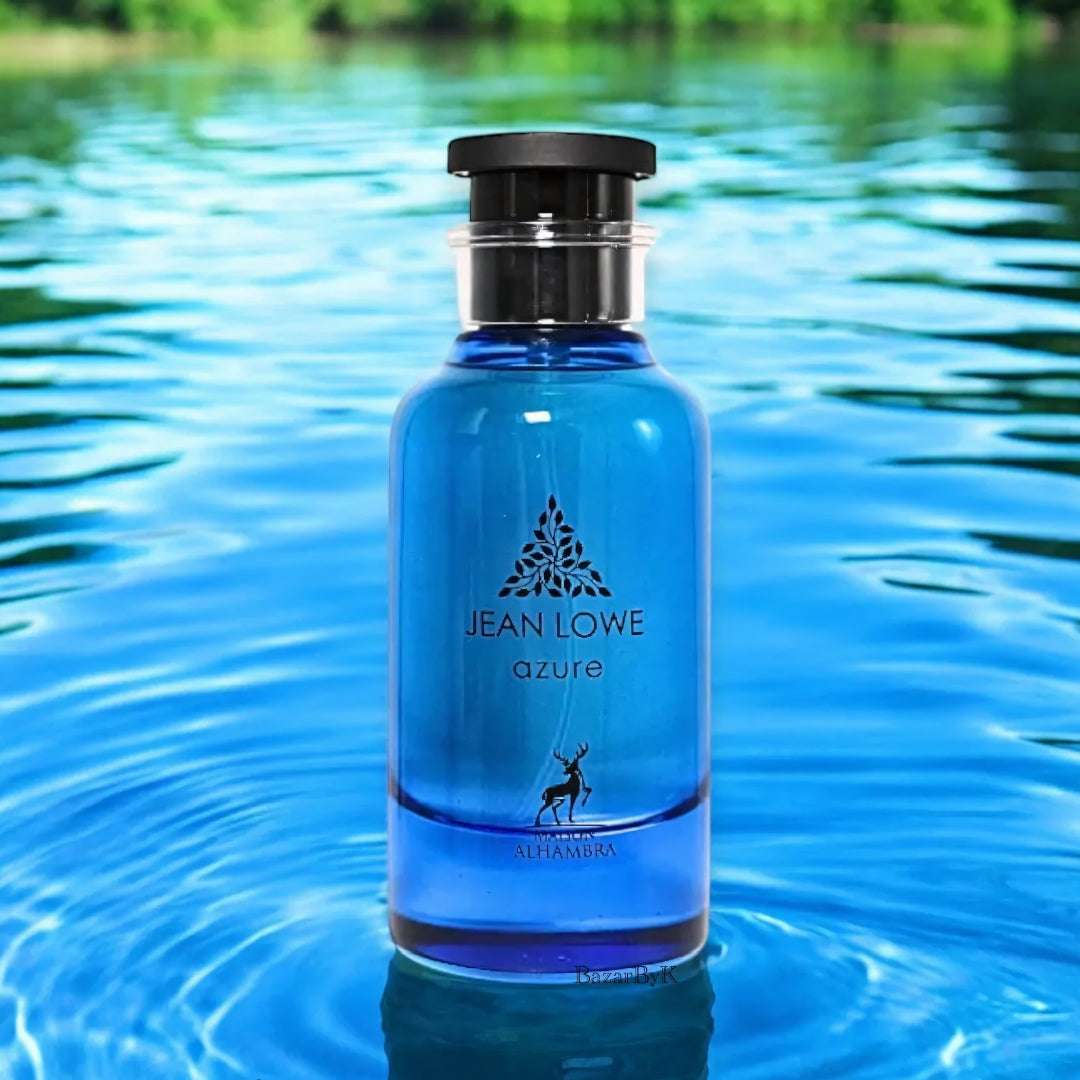 Perfume Jean Lowe Azure creative image