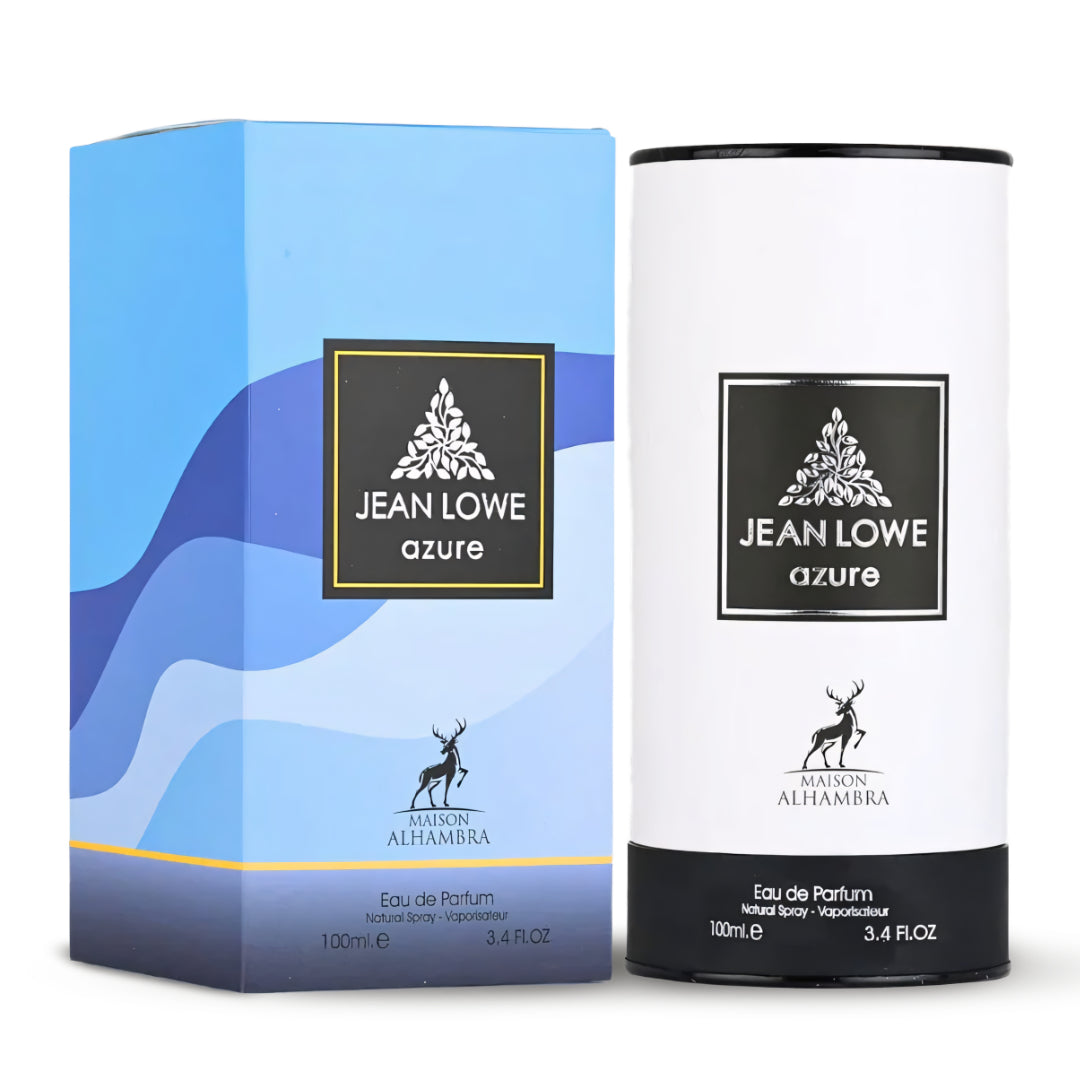 Perfume Jean Lowe Azure packaging
