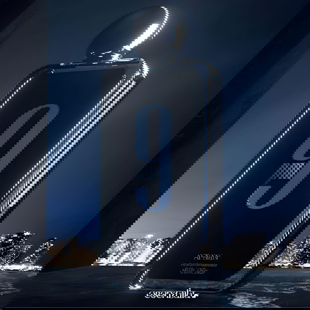 9PM Afnan perfume unisex isolated bottle