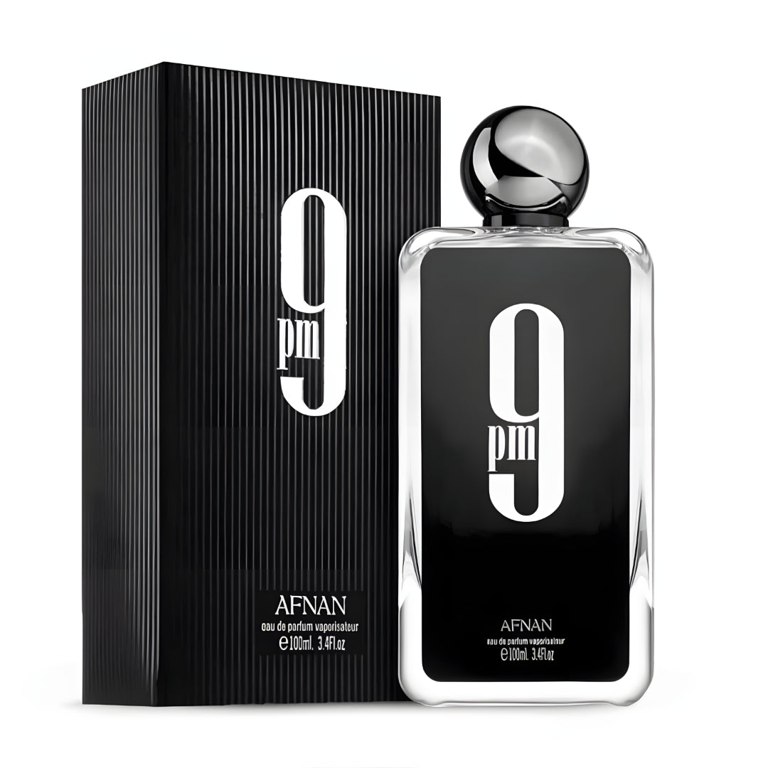 9PM Afnan perfume unisex packaging