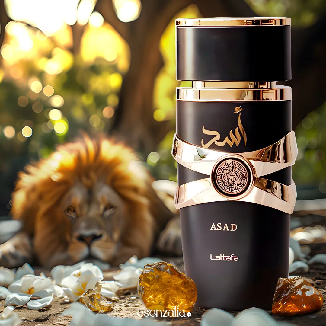 Lattafa Asad  Eau de Parfum Hombre with lion