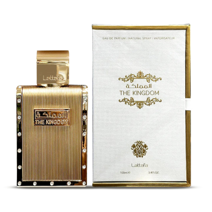 The Kingdom Perfume para Hombre de Lattafa Packaging