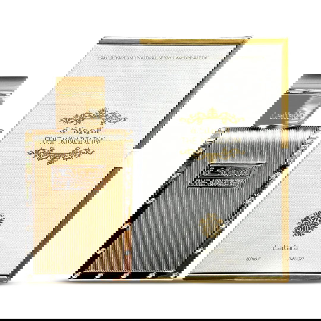 The Kingdom Perfume para Hombre de Lattafa Packaging